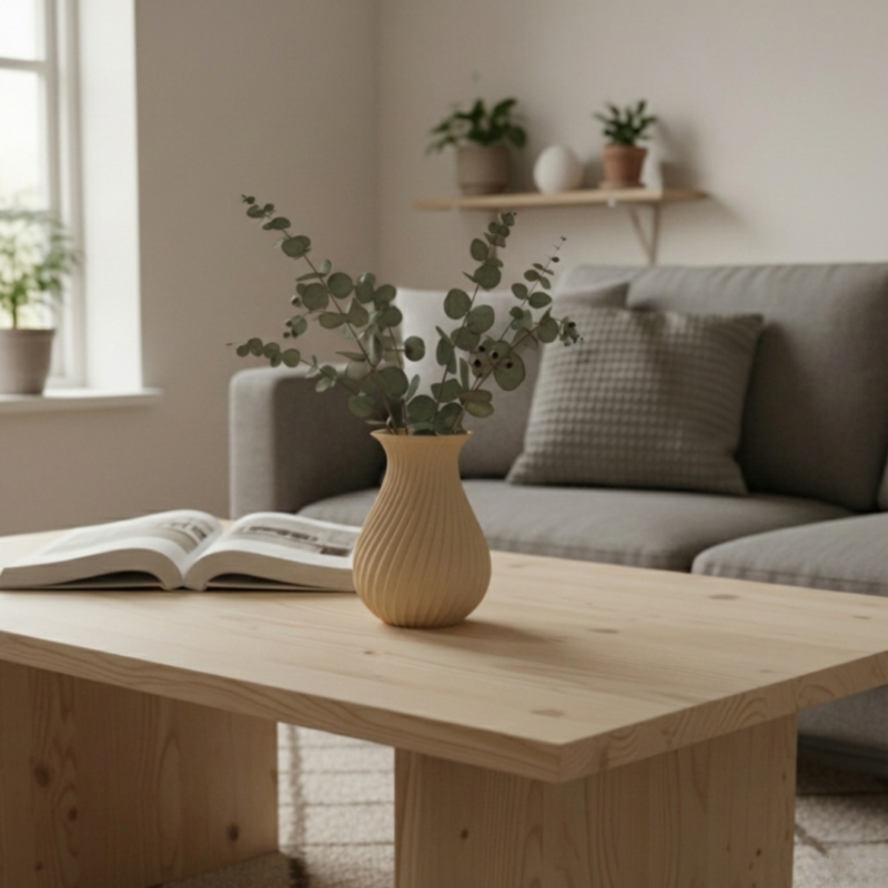 LYSA Vase im Wohnzimmer – langlebiges Wohnaccessoire