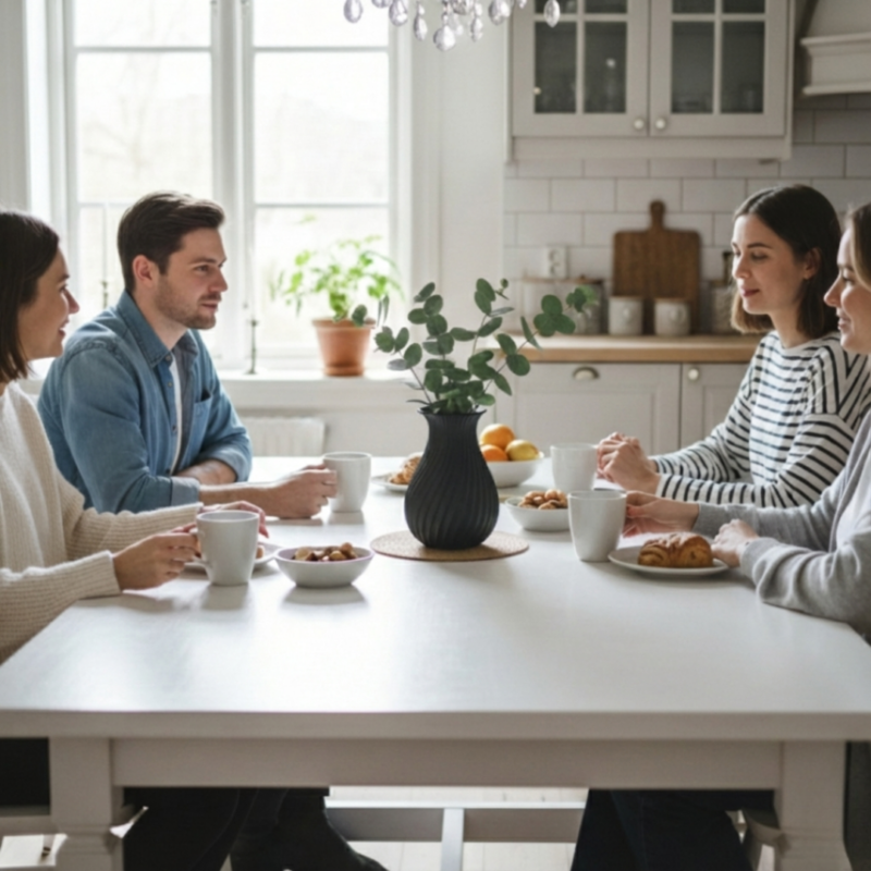 LYSA 18 cm schwarz Deko in der Küche